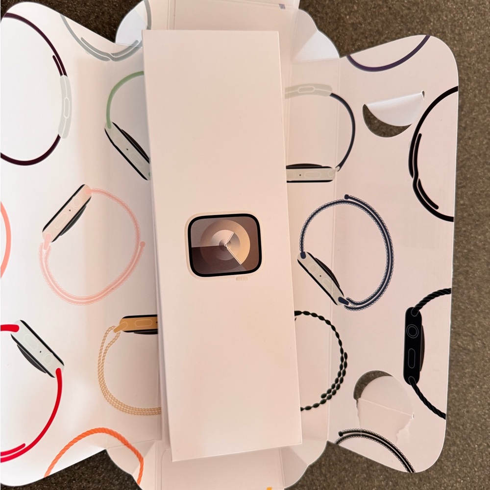 Apple Watch Band in Sleek White Packaging